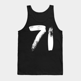 Number 71 Tank Top